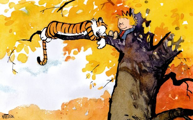 Free Download Calvin and Hobbes Wallpapers Cute.