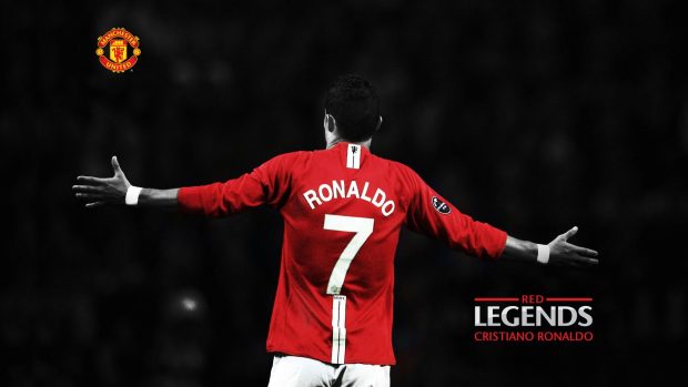 Free download backgrounds cristiano ronaldo red legends manchester united.