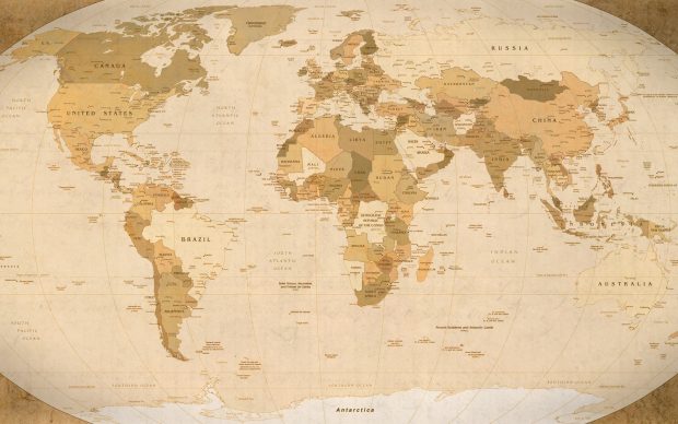 Free world map wallpaper HD.