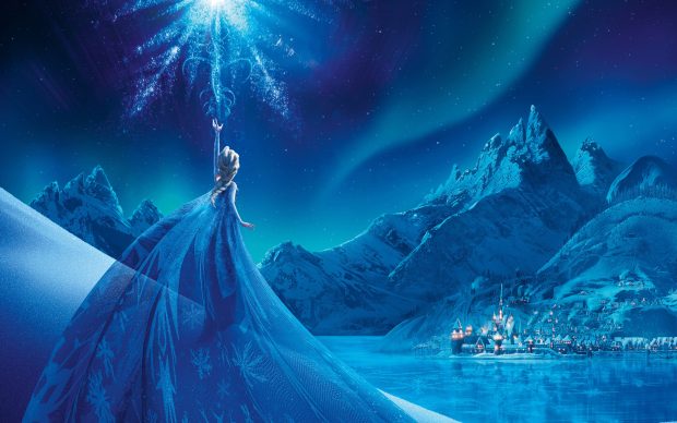 Frozen elsa snow queen palace backgrounds 2880x1800.