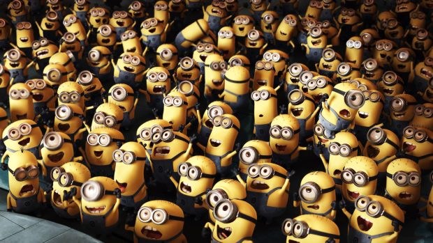 Funny Minion Wallpapers Desktop Crowd.