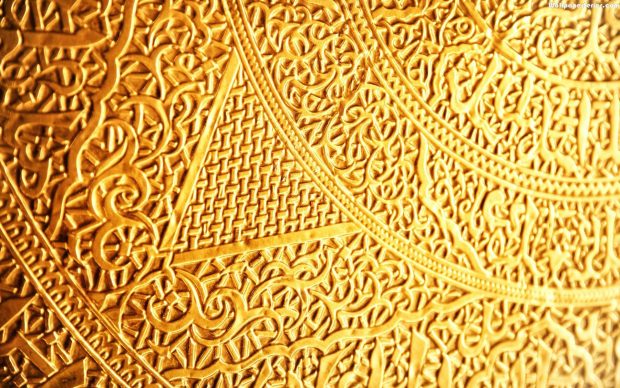 Gold And Black Wallpaper C14A.