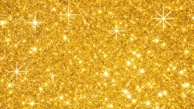 Gold Glitter Wallpaper HD For Desktop.
