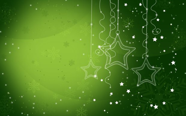 Green Christmas Wallpaper.