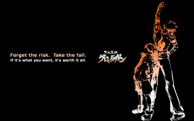 Gurren Lagann Quote Widescreen Desktop Wallpapers.