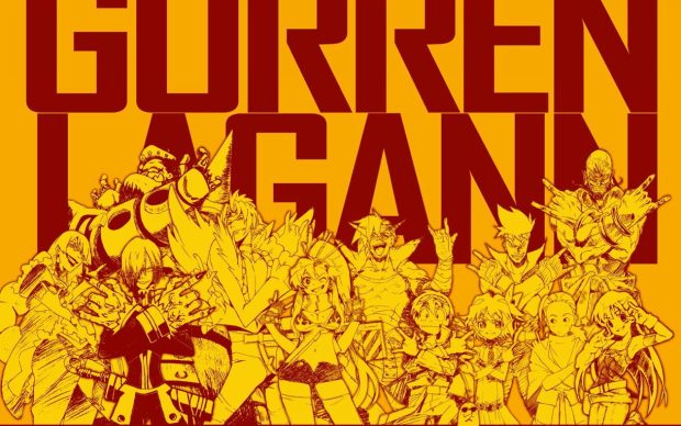 Gurren lagann talk live animated hd wallpapers.