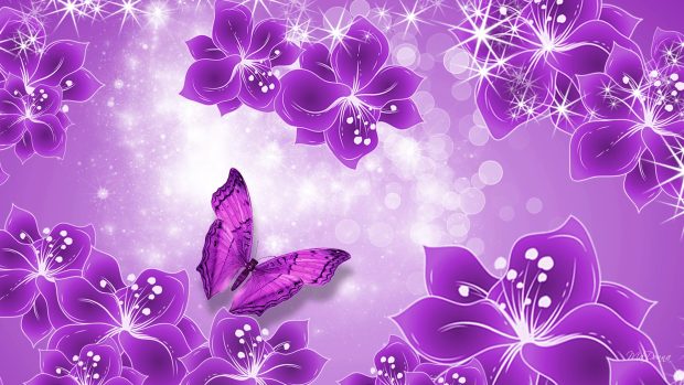 HD Nature Purple Wallpaper.