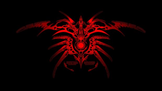 HD wallpapers red black tribal.