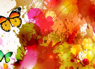 Hd Watercolor Art Abstract Butterfly Wallpapers.