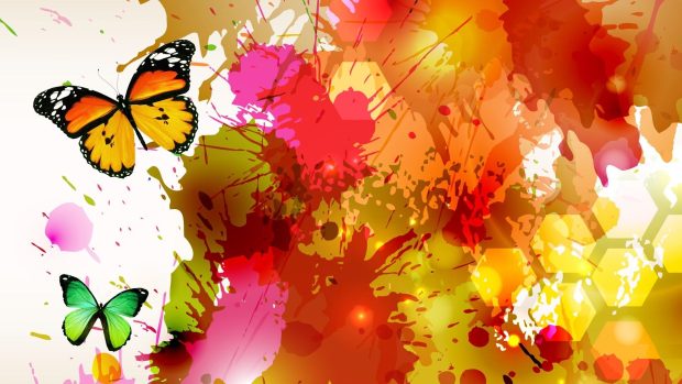 Hd Watercolor Art Abstract Butterfly Wallpapers.