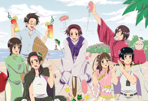 Hetalia asian vacation by khakipants wallpapers.