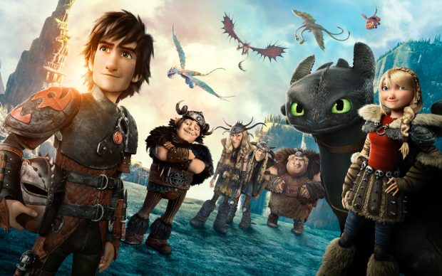 How To Train Your Dragon 2 Snotlout Hiccup Toothless Astrid Fishlegs Tuffnut Ruffnut Full HD Literary.