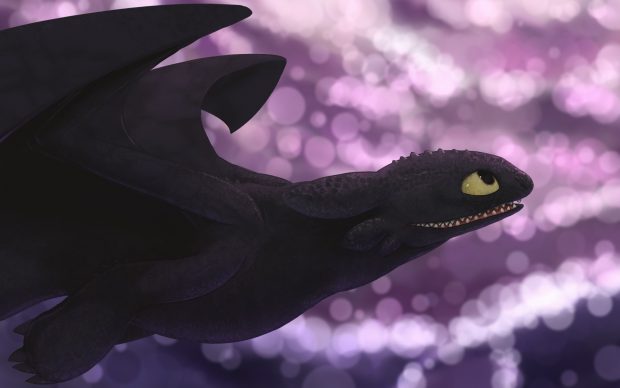 How To Train Your Dragon Toothless Flying.