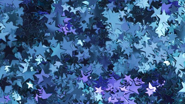 shiny blue stars