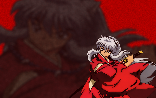 InuYasha Wallpaper by superzproductions.