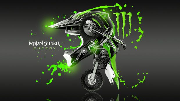 Kawasaki dirt bike monster energy wallpaper hd.