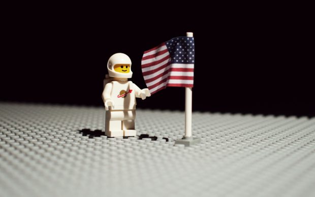 Lego astronaut wallpaper 1920x1200.