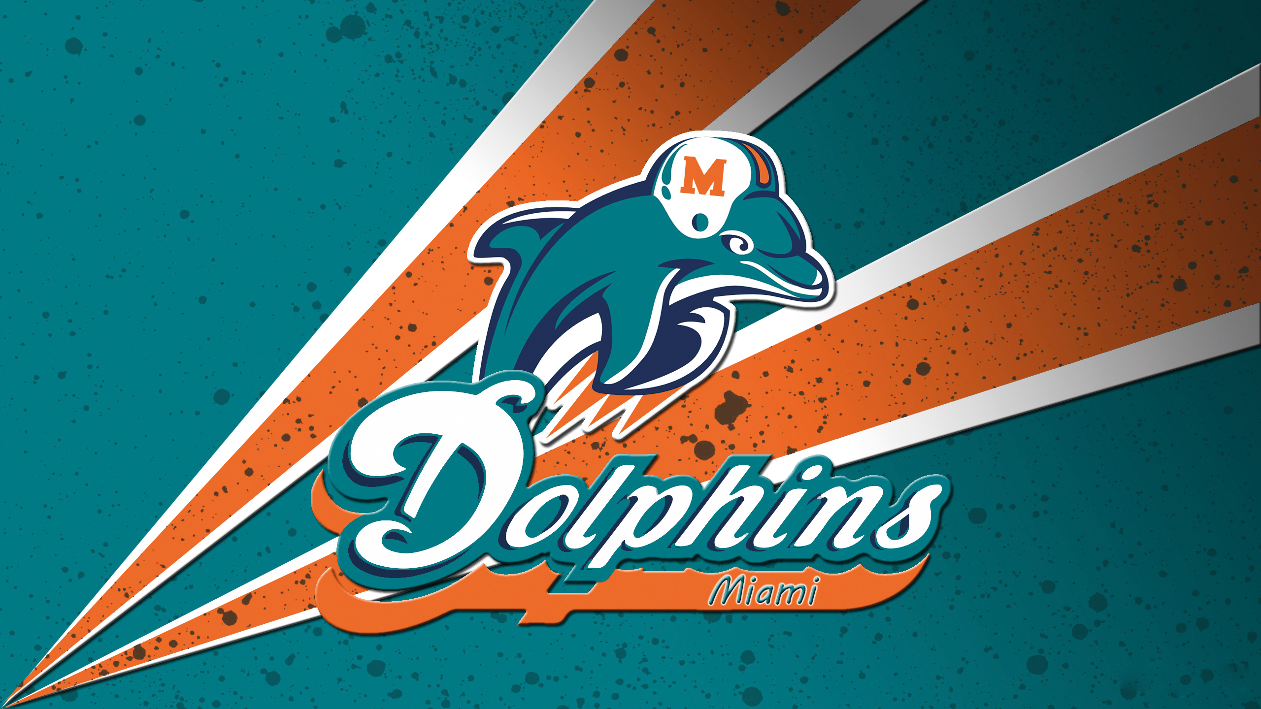 Miami Dolphins Logo Wallpaper | PixelsTalk.Net