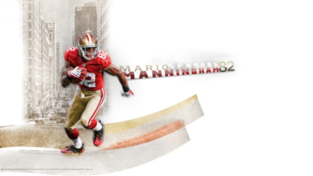 Mario Manningham 49er by gridirongreat9 Backgrounds.