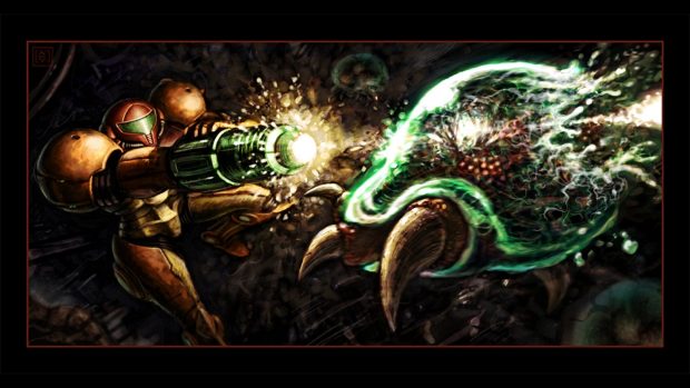 Metroid Full HD Wallpaper.