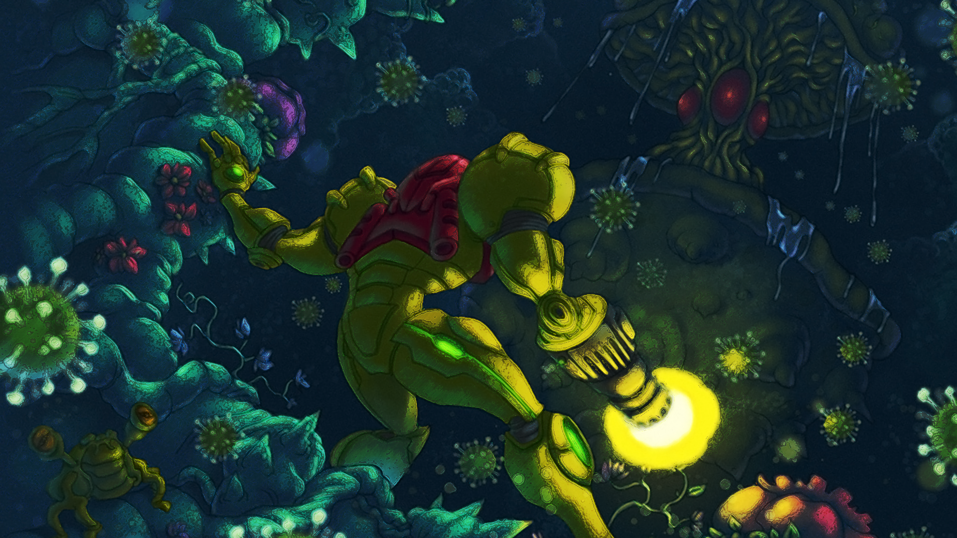 Sly on Twitter New iPhone wallpaper is all kinds of awesome Metroid  metroid35th MetroidDread httpstcorAYChtLnTl  Twitter