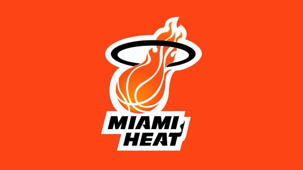 Miami Heat Logo Wallpaper HD.