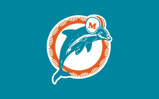 Miami dolphins logo football club hd wallpapers.