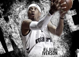 NBA basketball allen iverson wallpaper HD.