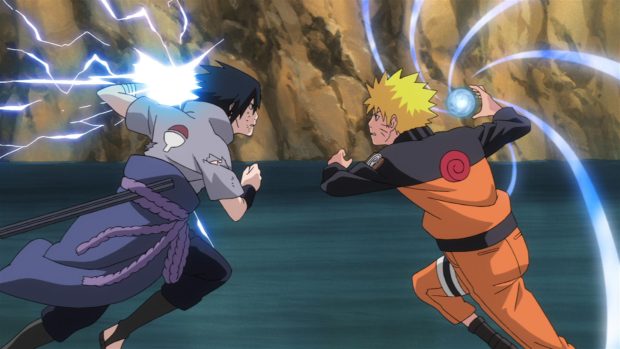 Naruto Vs Sasuke Shippuden Full HD Wallpaper.