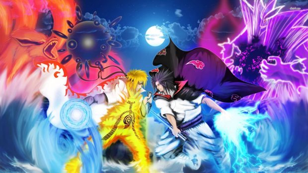 Naruto Vs Sasuke Wallpapers.