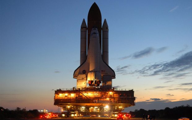 Nasa Space Shuttle Discovery Is Ready for Launch.
