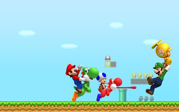 New Super Mario Bros Wallpaper.