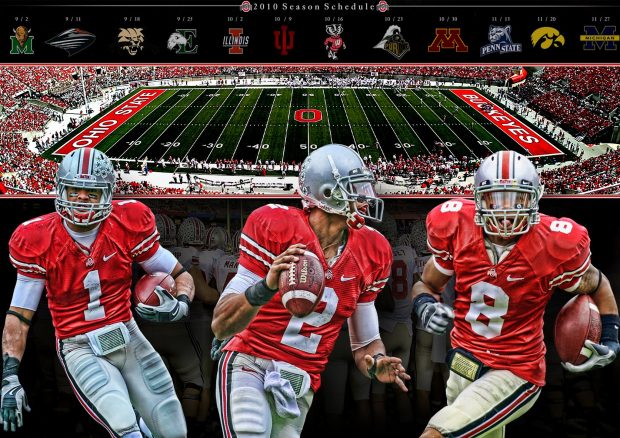 OHIO STATE BUCKEYES college football poster 1674x1183.