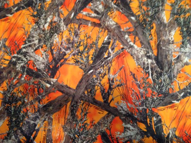 Orange Realtree Camo Wallpaper.