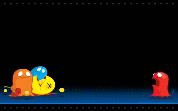 Pacman Computer Wallpaper.