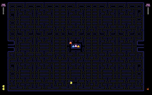 Pacman Game Wallpaper.