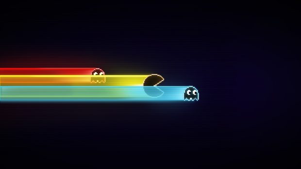 Pacman game graphics speed harassment 1920x1080.