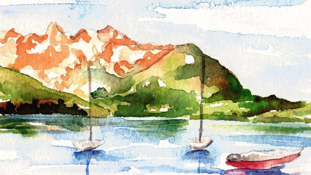 Photo Watercolor Backgrounds.