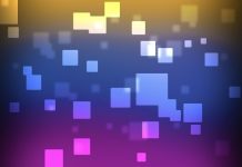 Purple and Blue Abstract Squares Gradient Desktop Backgrounds.