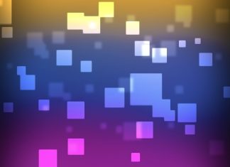 Purple and Blue Abstract Squares Gradient Desktop Backgrounds.