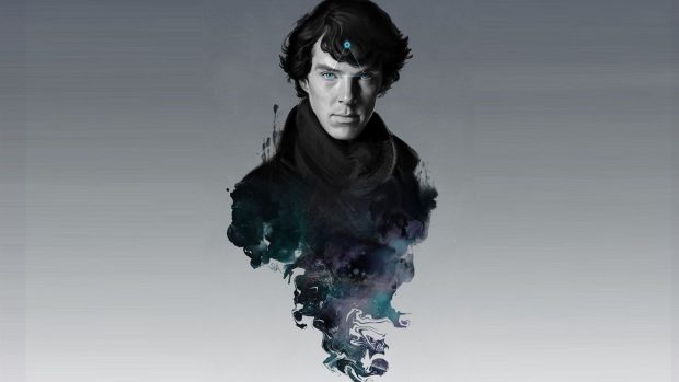 Sherlock holmes benedict cumberbatch tv smoke simple backgrounds.