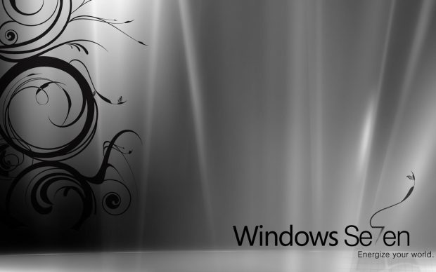 Silver free windows 7 wallpaper.