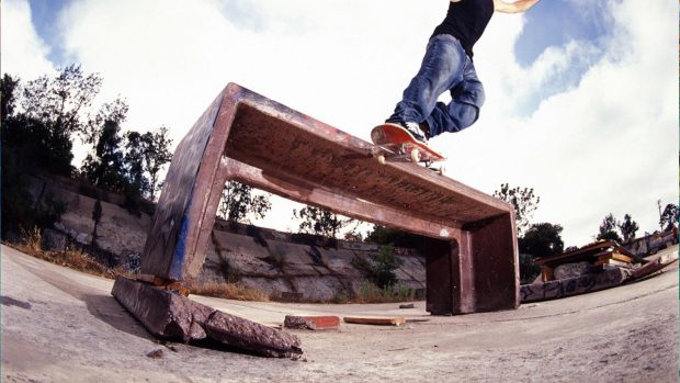 Skateboarding Sport Wallpaper Background.