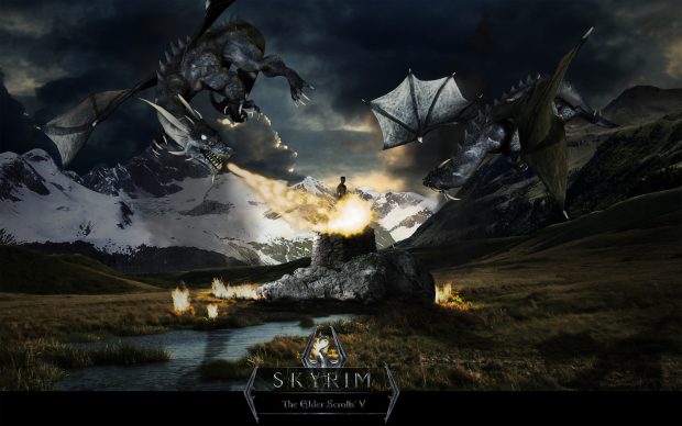 Skyrim Poster Wallpapers.