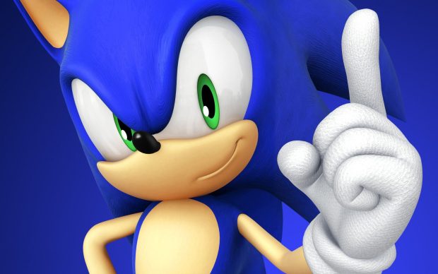 Sonic the Hedgehog Finger HD Wallpaper.