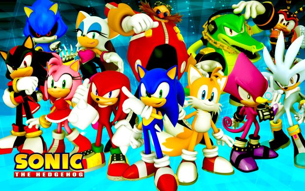 Sonic the Hedgehog and Friends HD Wallpaper.