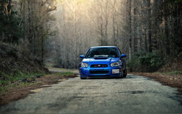 Subaru Impreza WRX STI Car Road HD Wallpaper.