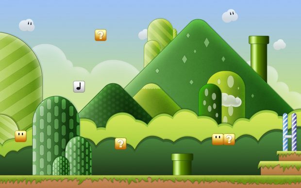 Super Mario Desktop Wallpaper.