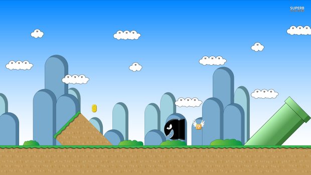 Super Mario World Backgrounds.