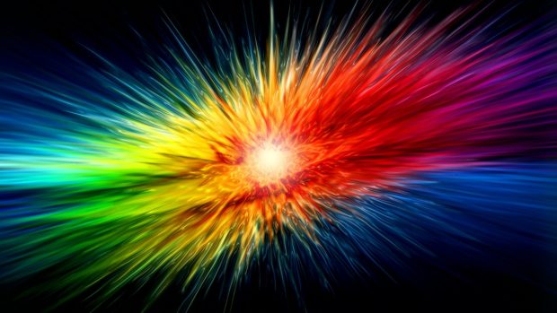 Supernova rainbow explosion backgrounds.